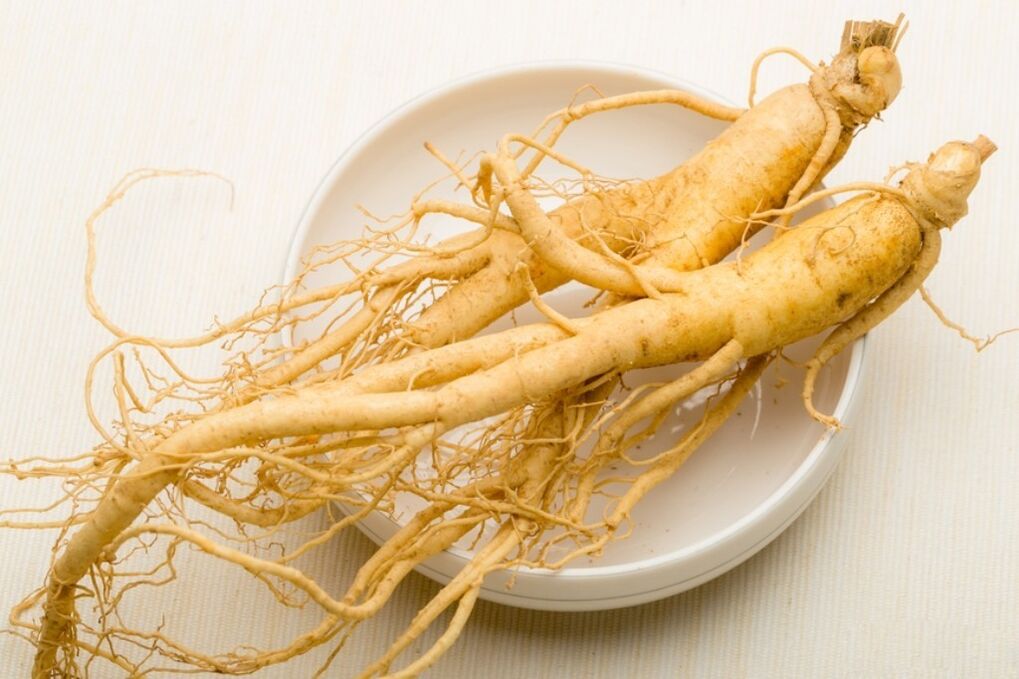 Ginseng root is the basis of a penis enlargement tincture