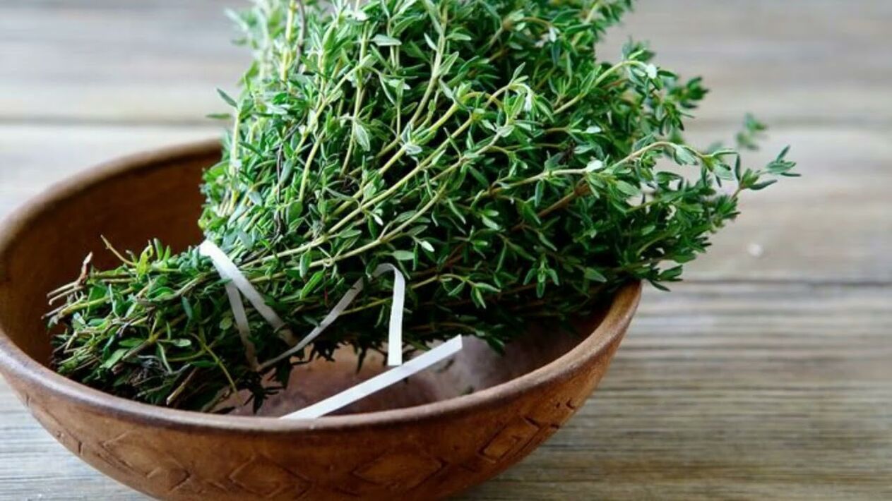 Thyme enlarges the penis if you drink tea based on it